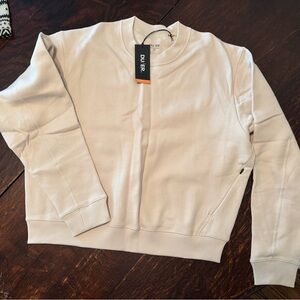 DU/ER Women’s Cream Crewneck Sweater